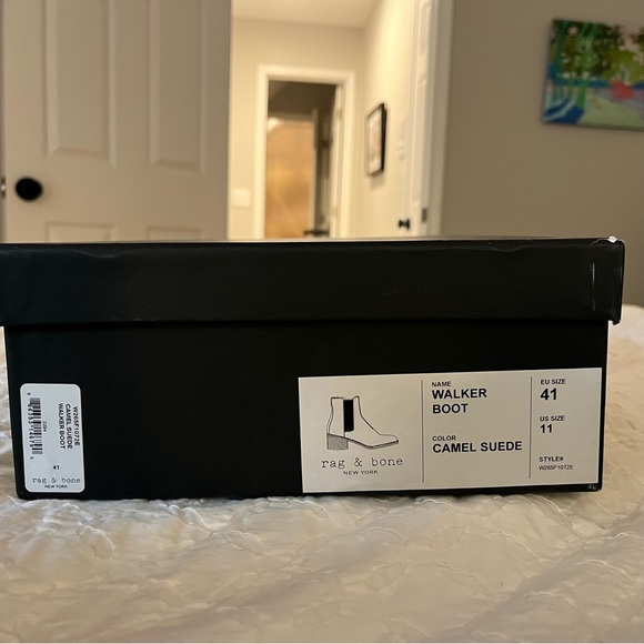 Rag and Bone Walker Boot Camel Suede 41 - Picture 9 of 10